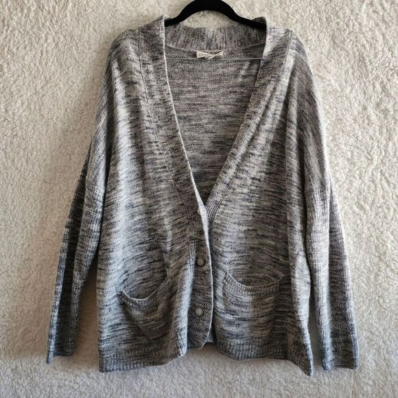 Coldwater Creek Sweaters - Coldwater Creek Womens Cardigan Wool Blend Space Dye Preppy Size L/XL